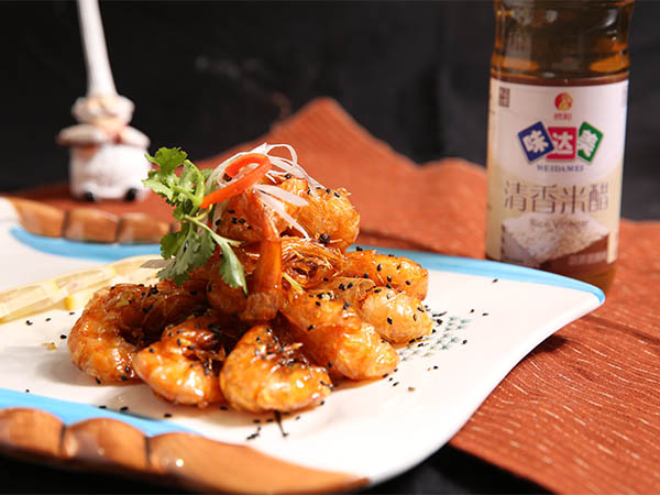 Chinese White Shrimp with Sweet and Sour Sauce