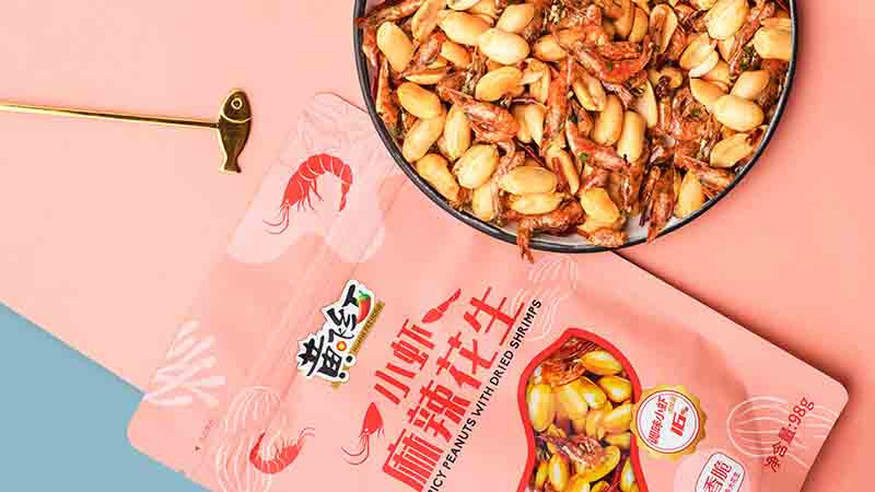 HUANG FEI HONG Spicy Peanuts with Dried Shrimps