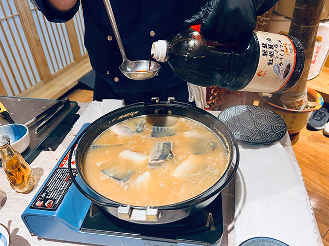 (The miso mackerel with Shinho Less-Salt Oyster Soy Sauce and ZHU SHENG Miso)